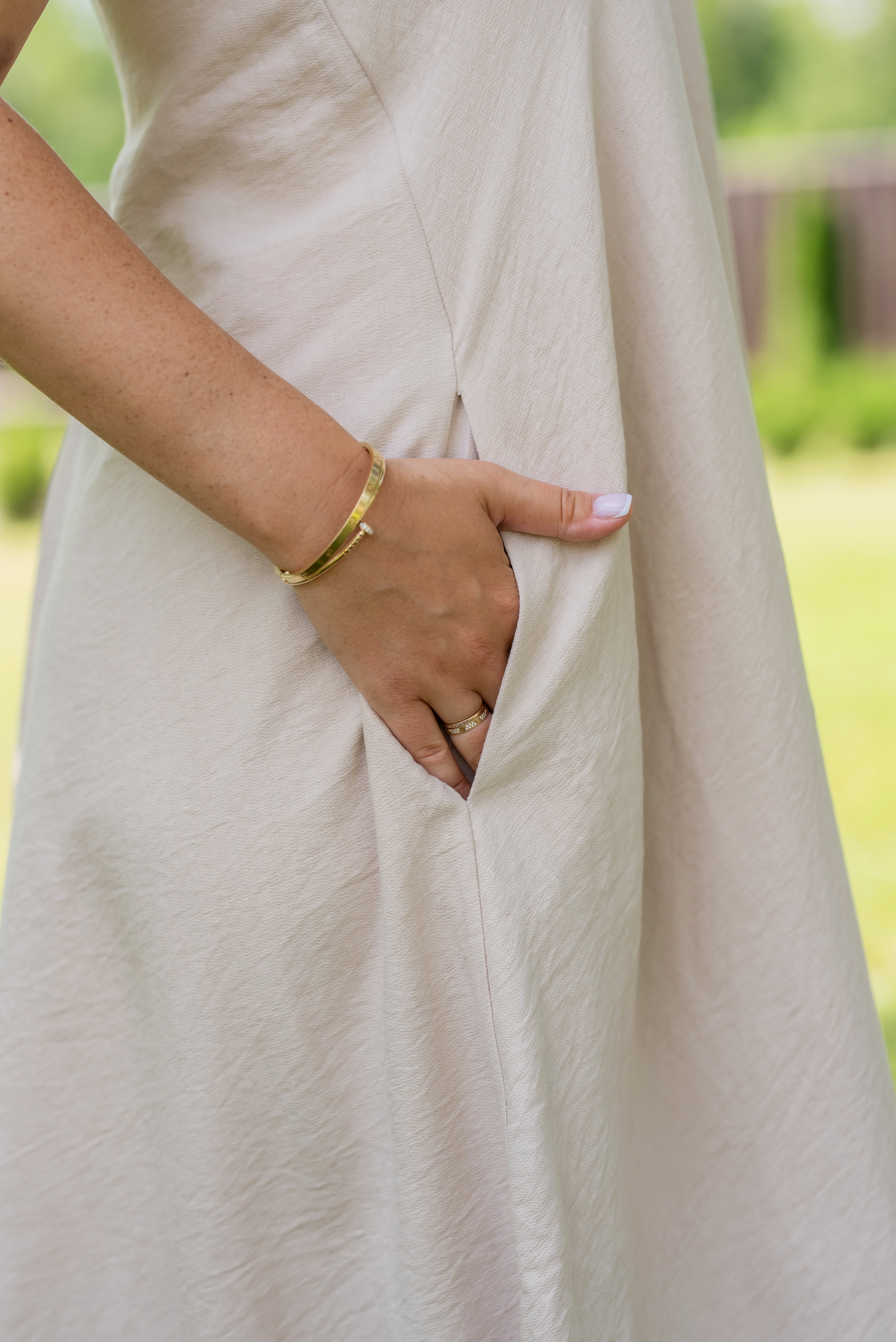 Бежевий сарафан льон — 815085. Maritel. Зображення 2 Бежевий сарафан льон — 815085. Maritel. Зображення 2