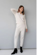 Молочний в'язаний костюм поло коса — 642070. Maritel. Зображення 4 Молочний в'язаний костюм поло коса — 642070. Maritel. Зображення 4