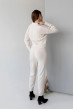 Молочний в'язаний костюм поло коса — 642070. Maritel. Зображення 1 Молочний в'язаний костюм поло коса — 642070. Maritel. Зображення 1