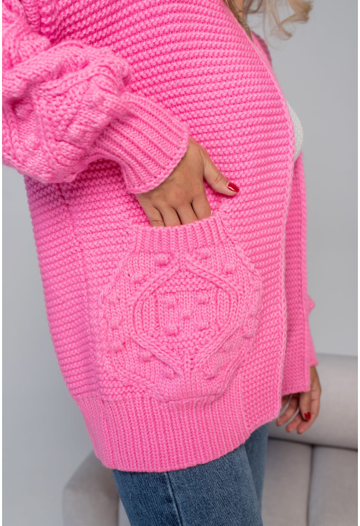 Рожевий кардиган — 598464. Maritel. Зображення 3 Рожевий кардиган — 598464. Maritel. Зображення 3