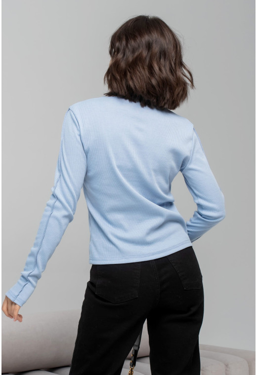 Блакитний лонгслів з відстрочкою 2023  —  610197. Maritel. Зображення 1 Блакитний лонгслів з відстрочкою 2023  —  610197. Maritel. Зображення 1