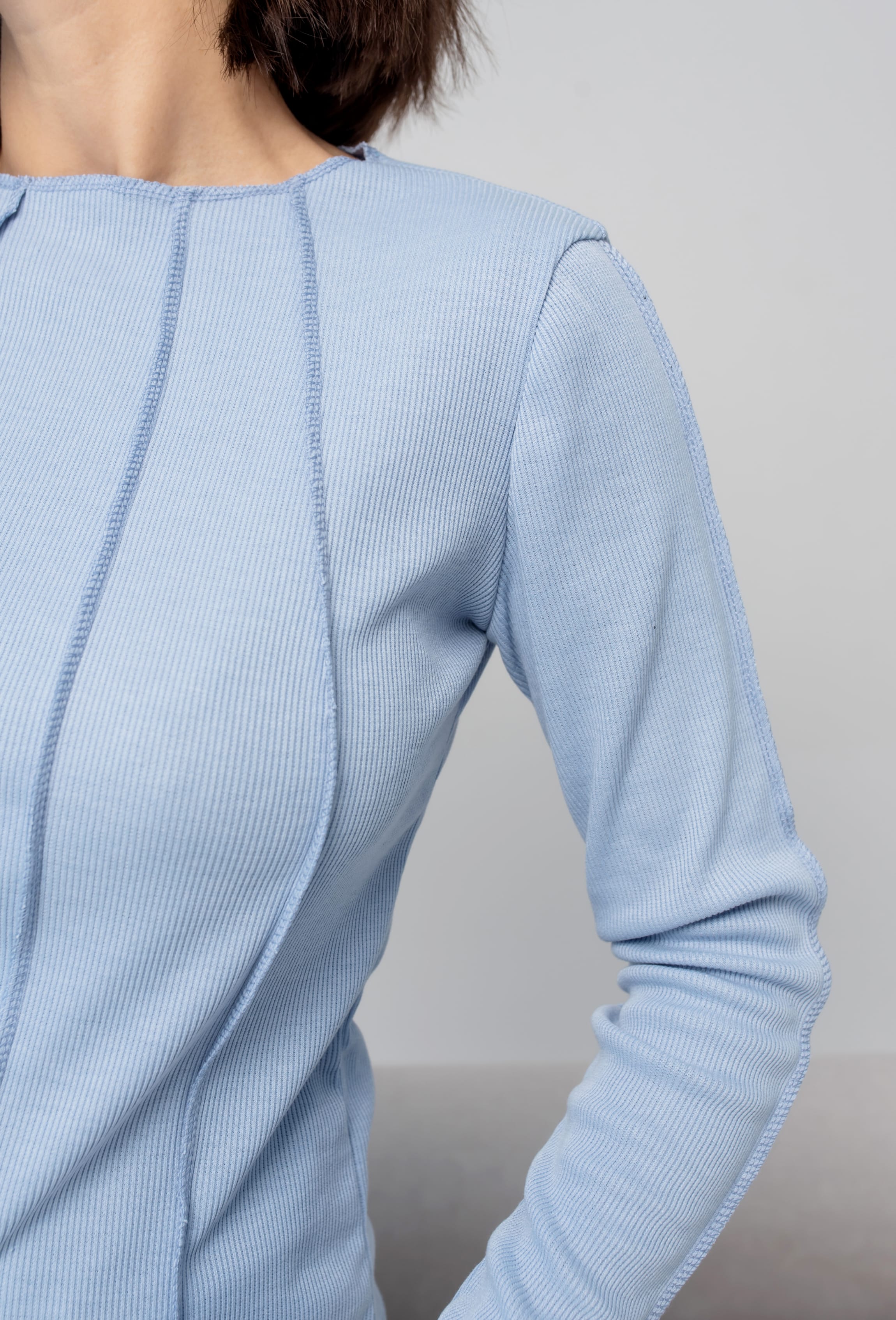 Блакитний лонгслів з відстрочкою 2023  —  610197. Maritel. Зображення 2