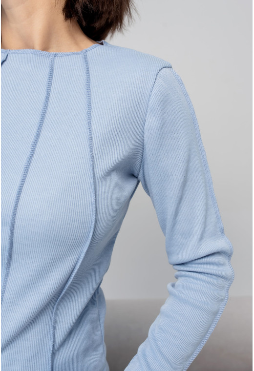 Блакитний лонгслів з відстрочкою 2023  —  610197. Maritel. Зображення 2 Блакитний лонгслів з відстрочкою 2023  —  610197. Maritel. Зображення 2