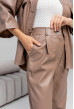 Бежевый костюм с экокожи — 363584. Maritel. Изображенние 4 Бежевый костюм с экокожи — 363584. Maritel. Изображенние 4