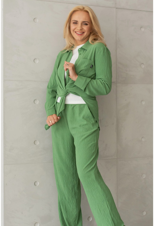 Фисташковый костюм жатка — 318537. Maritel. Изображенние 3 Фисташковый костюм жатка — 318537. Maritel. Изображенние 3