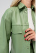 Фисташковый костюм с экокожи — 216853. Maritel. Изображенние 1 Фисташковый костюм с экокожи — 216853. Maritel. Изображенние 1