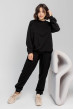 Черный спортивный костюм с отстрочкой — 287277. Maritel Черный спортивный костюм с отстрочкой — 287277. Maritel