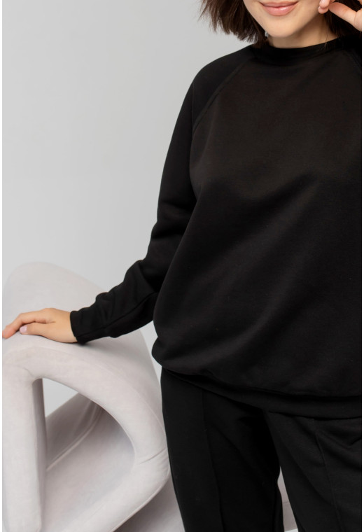 Черный спортивный костюм с отстрочкой — 287277. Maritel. Изображенние 4 Черный спортивный костюм с отстрочкой — 287277. Maritel. Изображенние 4