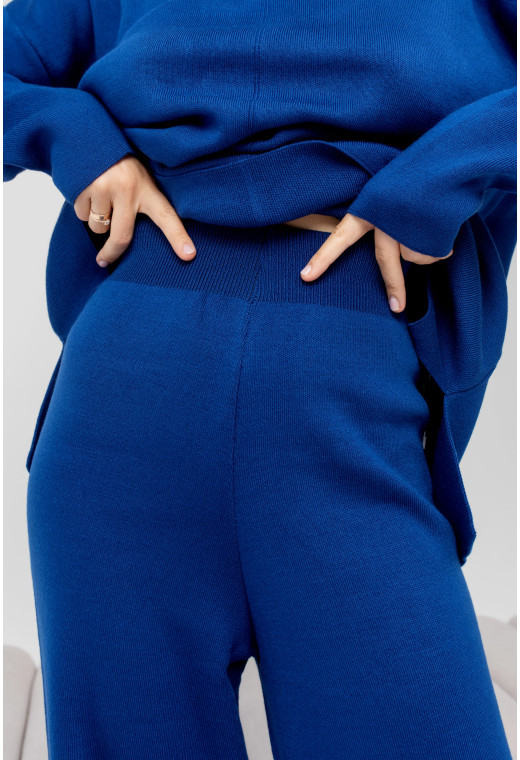 Синий вязаный костюм с туникой — 265773. Maritel. Изображенние 4 Синий вязаный костюм с туникой — 265773. Maritel. Изображенние 4