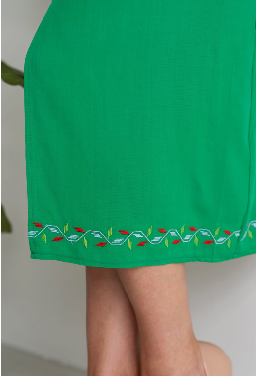 Зелена сукня Україна з вишивкою — 554231. Maritel. Зображення 5 Зелена сукня Україна з вишивкою — 554231. Maritel. Зображення 5