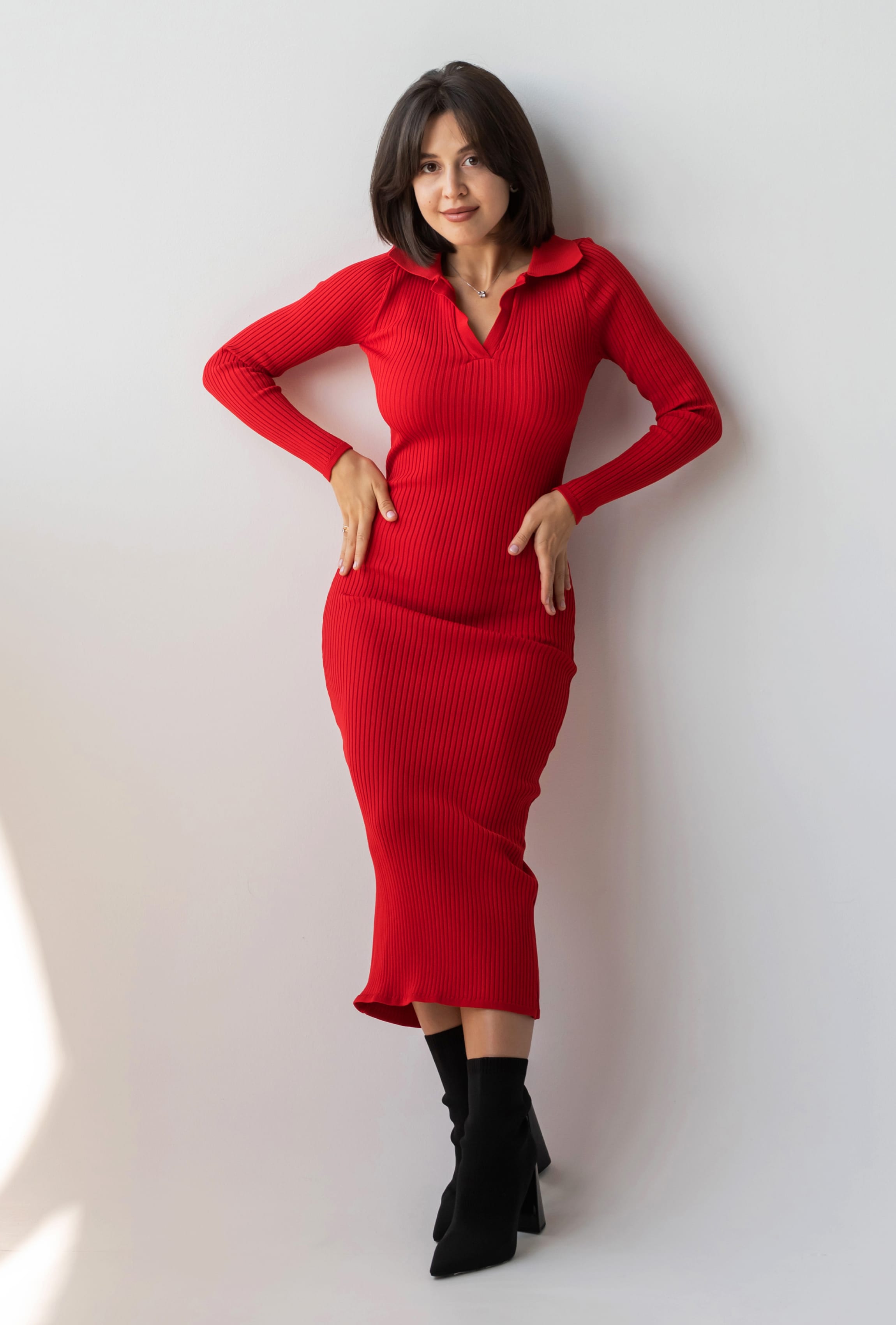 Красное платье поло — 579354. Maritel Красное платье поло — 579354. Maritel