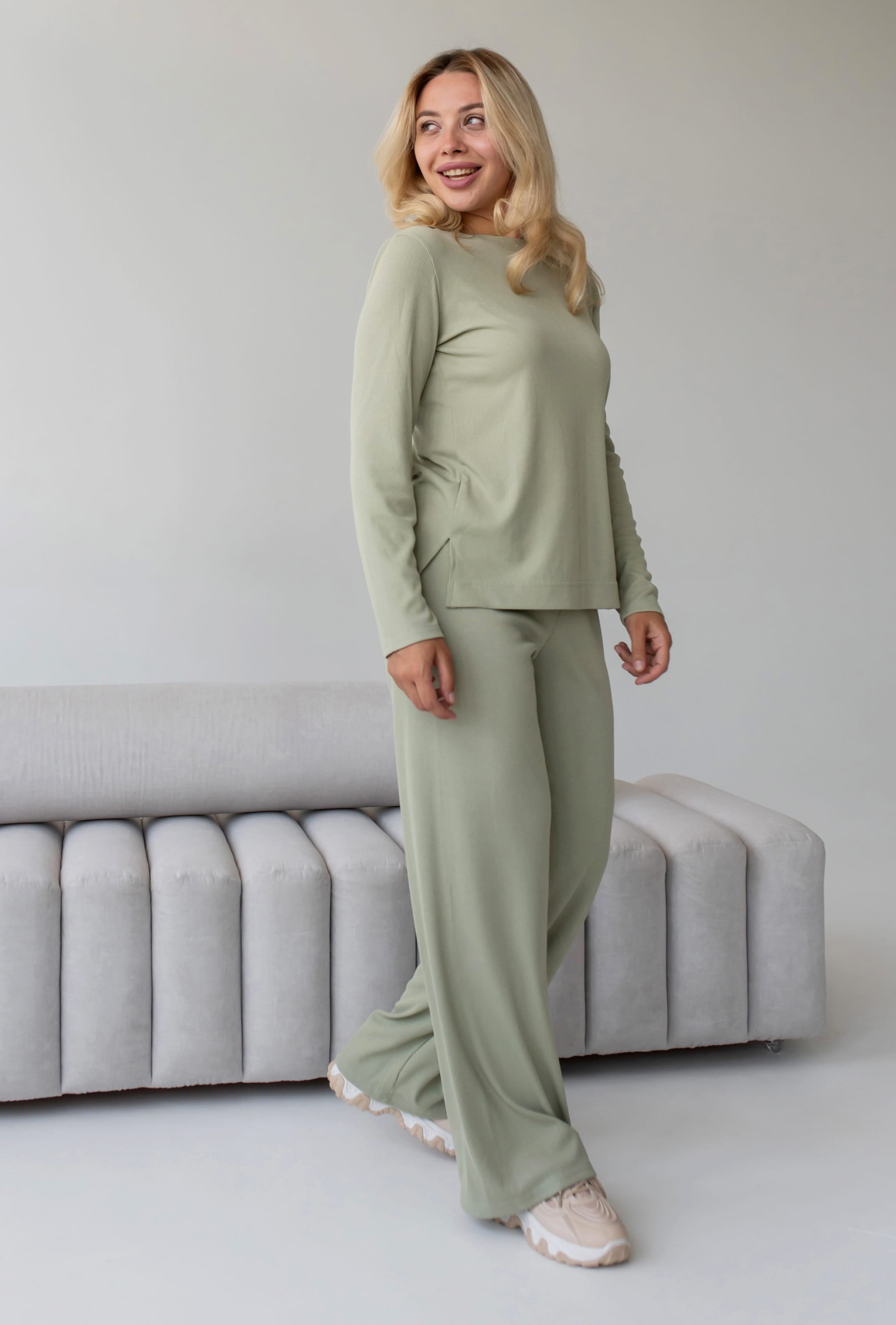 Оливковый костюм Натали — 923456. Maritel. Изображенние 3 Оливковый костюм Натали — 923456. Maritel. Изображенние 3