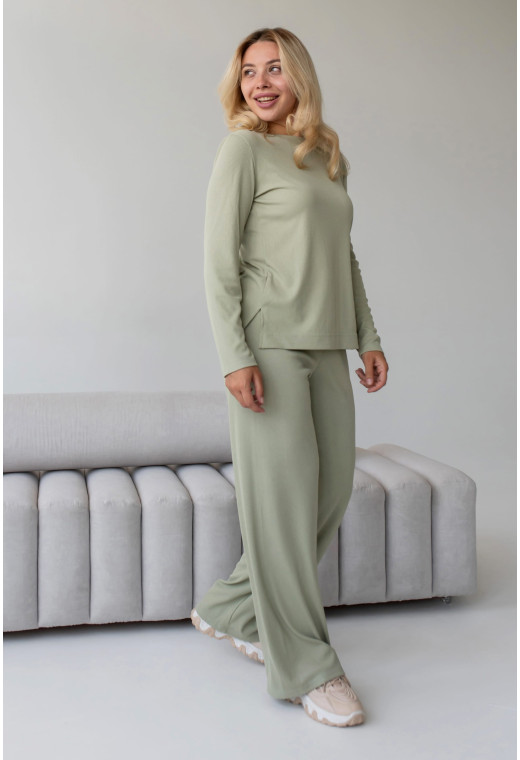 Оливковый костюм Натали — 923456. Maritel. Изображенние 3 Оливковый костюм Натали — 923456. Maritel. Изображенние 3