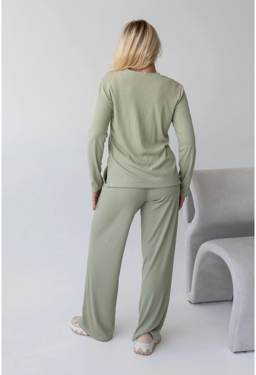 Оливковый костюм Натали — 923456. Maritel. Изображенние 1 Оливковый костюм Натали — 923456. Maritel. Изображенние 1
