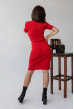 Красное платье квадратный вырез с коротким рукавом — 358079. Maritel. Изображенние 4 Красное платье квадратный вырез с коротким рукавом — 358079. Maritel. Изображенние 4