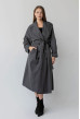 Графитовый тренч удлиненный — 742793. Maritel Графитовый тренч удлиненный — 742793. Maritel