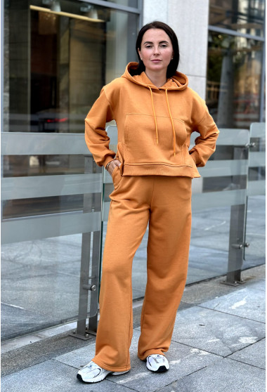 Оранжевый костюм петля с укороченной кофтой. Maritel. Изображенние 9