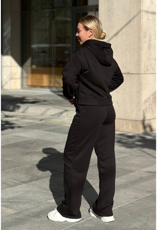 Чорний костюм петля з укороченою кофтою — 559567. Maritel. Зображення 3 Чорний костюм петля з укороченою кофтою — 559567. Maritel. Зображення 3