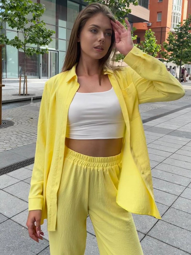 Жовтий костюм жатка — 893946. Maritel. Зображення 1 Жовтий костюм жатка — 893946. Maritel. Зображення 1