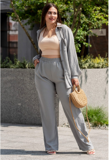 Серый костюм жатка. Maritel. Изображенние 3