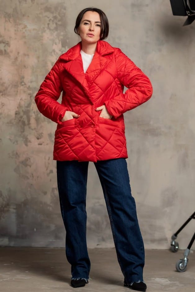 Красная куртка классика — 598758. Maritel. Изображенние 3 Красная куртка классика — 598758. Maritel. Изображенние 3
