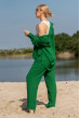 Темно-зеленый костюм жатка — 515468. Maritel. Изображенние 3 Темно-зеленый костюм жатка — 515468. Maritel. Изображенние 3