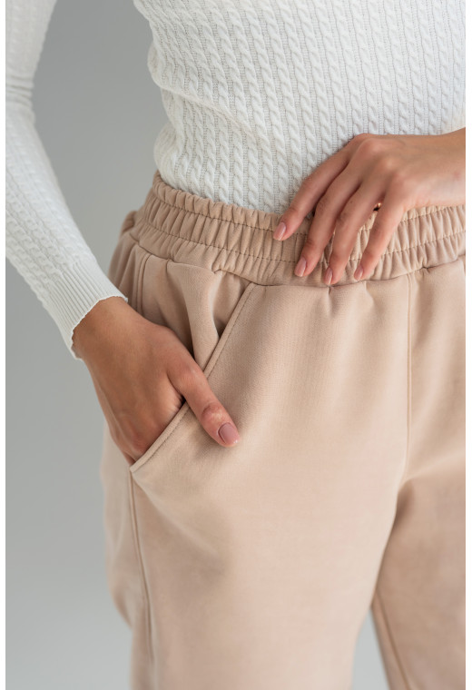 Бежевые штаны джогеры — 721179. Maritel. Изображенние 2 Бежевые штаны джогеры — 721179. Maritel. Изображенние 2