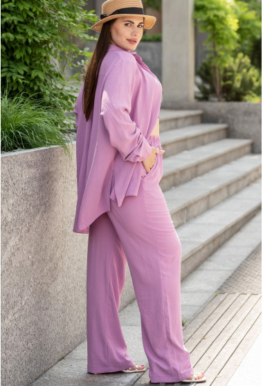 Сиреневый костюм жатка. Maritel. Изображенние 5