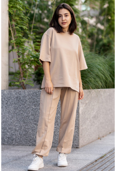 Бежевий костюм двонитка. Maritel. Зображення 10