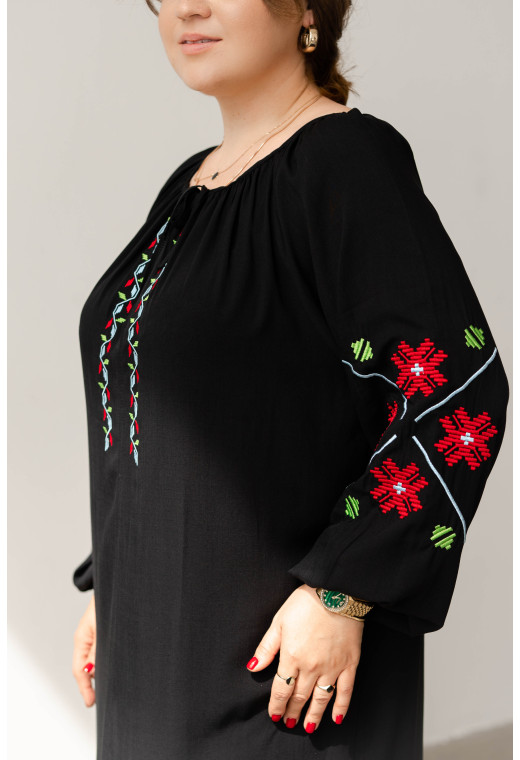 Чорна сукня Україна з вишивкою - 773435. Maritel. Зображення 1 Чорна сукня Україна з вишивкою - 773435. Maritel. Зображення 1