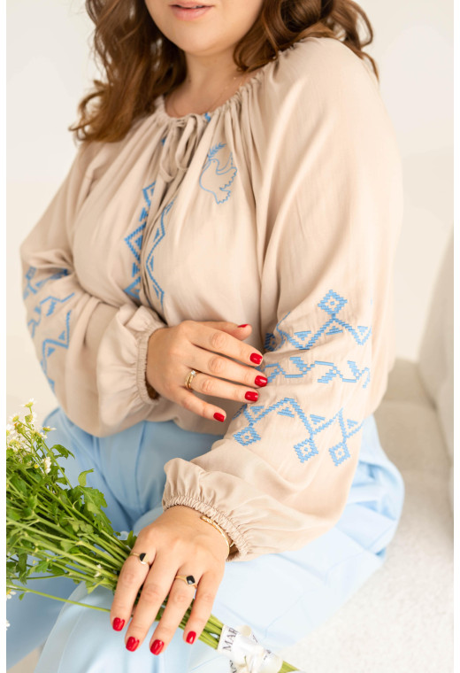 Бежевая вышиванка Украина — 924580. Maritel. Изображенние 2 Бежевая вышиванка Украина — 924580. Maritel. Изображенние 2