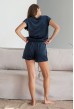 Синяя велюровая пижама обри с шортами — 509497. Maritel. Изображенние 2 Синяя велюровая пижама обри с шортами — 509497. Maritel. Изображенние 2