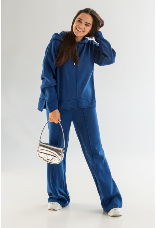 Синій костюм відстрочка з капюшоном — 801991. Maritel. Зображення 1 Синій костюм відстрочка з капюшоном — 801991. Maritel. Зображення 1