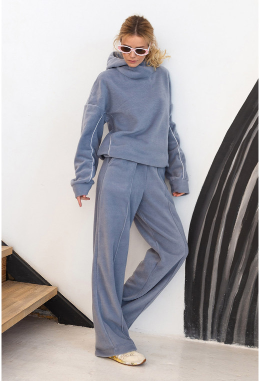 Серый костюм флис с капюшоном. — 241357. Maritel. Изображенние 4 Серый костюм флис с капюшоном. — 241357. Maritel. Изображенние 4