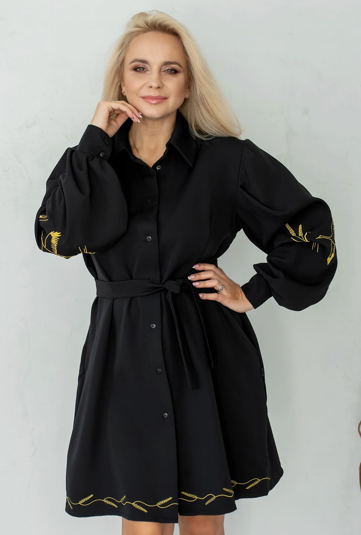 Чорна сукня з лелекою 2023 —  886835. Maritel