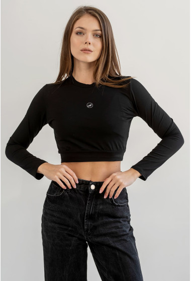 Чорний кроп-топ. Maritel. Зображення 8