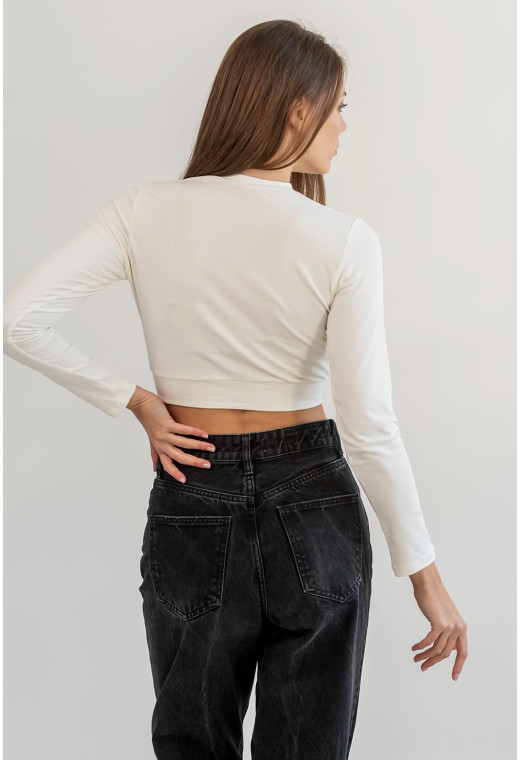 Кроп-топ молоко — 407510. Maritel. Зображення 2 Кроп-топ молоко — 407510. Maritel. Зображення 2