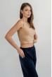 Бежевый топ кулир. Maritel. Изображенние 1 Бежевый топ кулир. Maritel. Изображенние 1