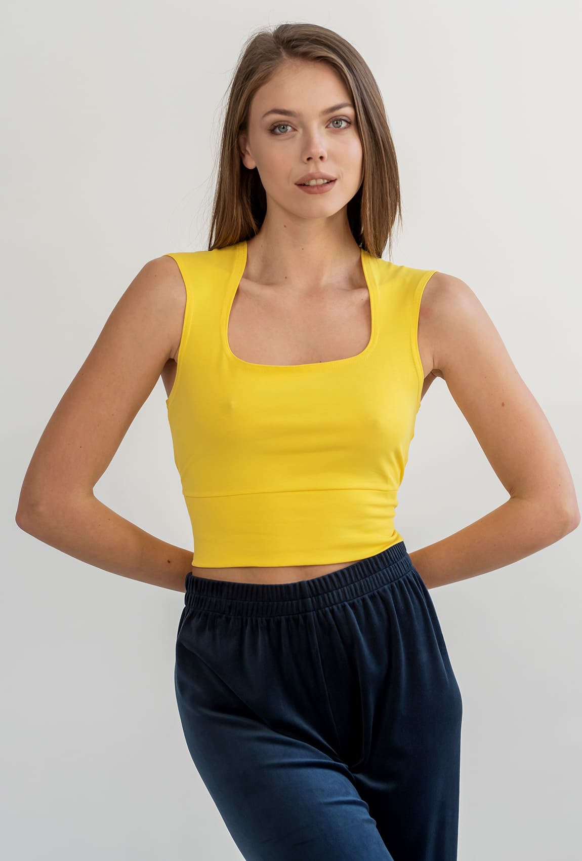 Желтый топ кулир — 746725. Maritel Желтый топ кулир — 746725. Maritel