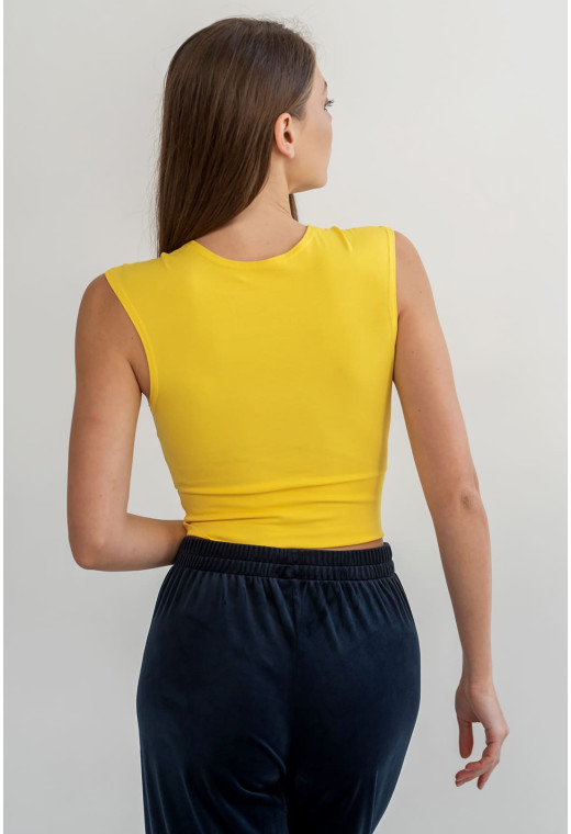 Желтый топ кулир — 746725. Maritel. Изображенние 2 Желтый топ кулир — 746725. Maritel. Изображенние 2