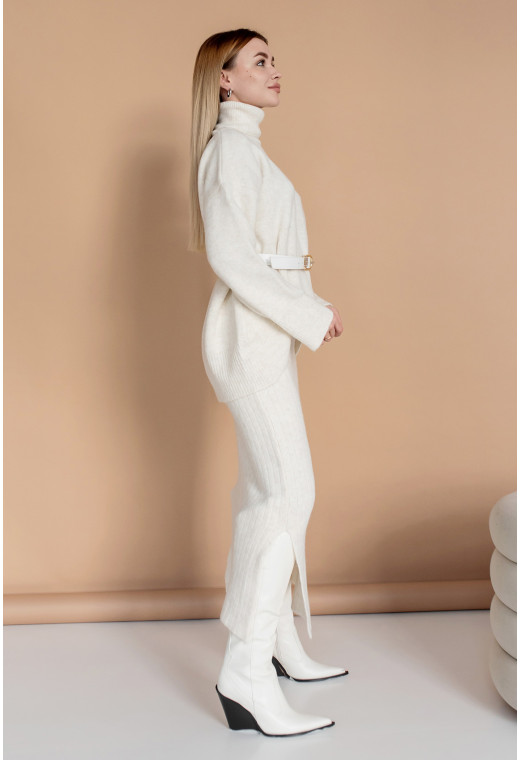 Костюм в'язка зі спідницею молоко — 340315. Maritel. Зображення 1 Костюм в'язка зі спідницею молоко — 340315. Maritel. Зображення 1