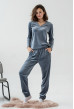 Домашній велюровий костюм джинс —  118793. Maritel Домашній велюровий костюм джинс —  118793. Maritel
