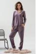 Ліловий домашній велюровий костюм —  766822. Maritel Ліловий домашній велюровий костюм —  766822. Maritel
