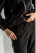 Черный костюм флис с кантом — 388615. Maritel. Изображенние 2 Черный костюм флис с кантом — 388615. Maritel. Изображенние 2
