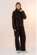Черный костюм флис с капюшоном — 428498. Maritel Черный костюм флис с капюшоном — 428498. Maritel