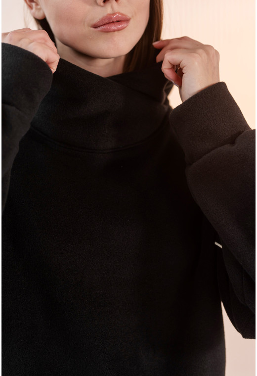 Черный костюм флис с капюшоном — 428498. Maritel. Изображенние 4 Черный костюм флис с капюшоном — 428498. Maritel. Изображенние 4