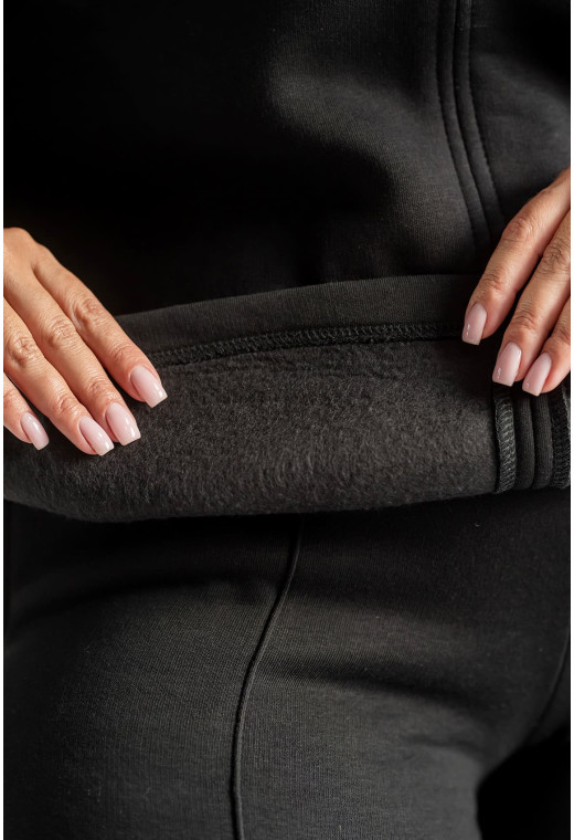 Черный костюм футер с молнией — 512006. Maritel. Изображенние 3 Черный костюм футер с молнией — 512006. Maritel. Изображенние 3