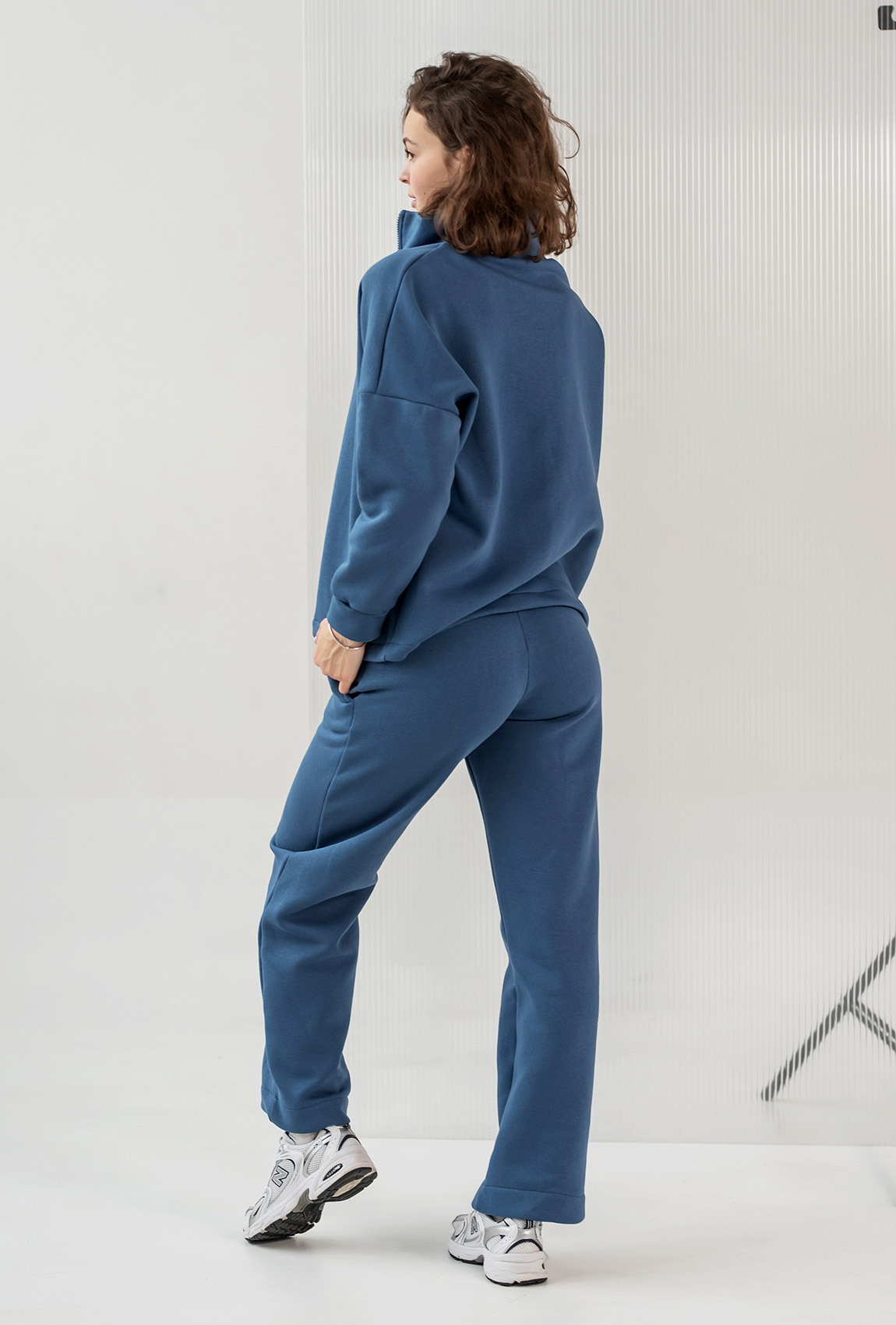 Костюм футер с молнией джинс —  935452. Maritel. Изображенние 1