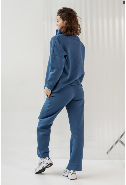 Костюм футер с молнией джинс — 935452. Maritel. Изображенние 1 Костюм футер с молнией джинс — 935452. Maritel. Изображенние 1