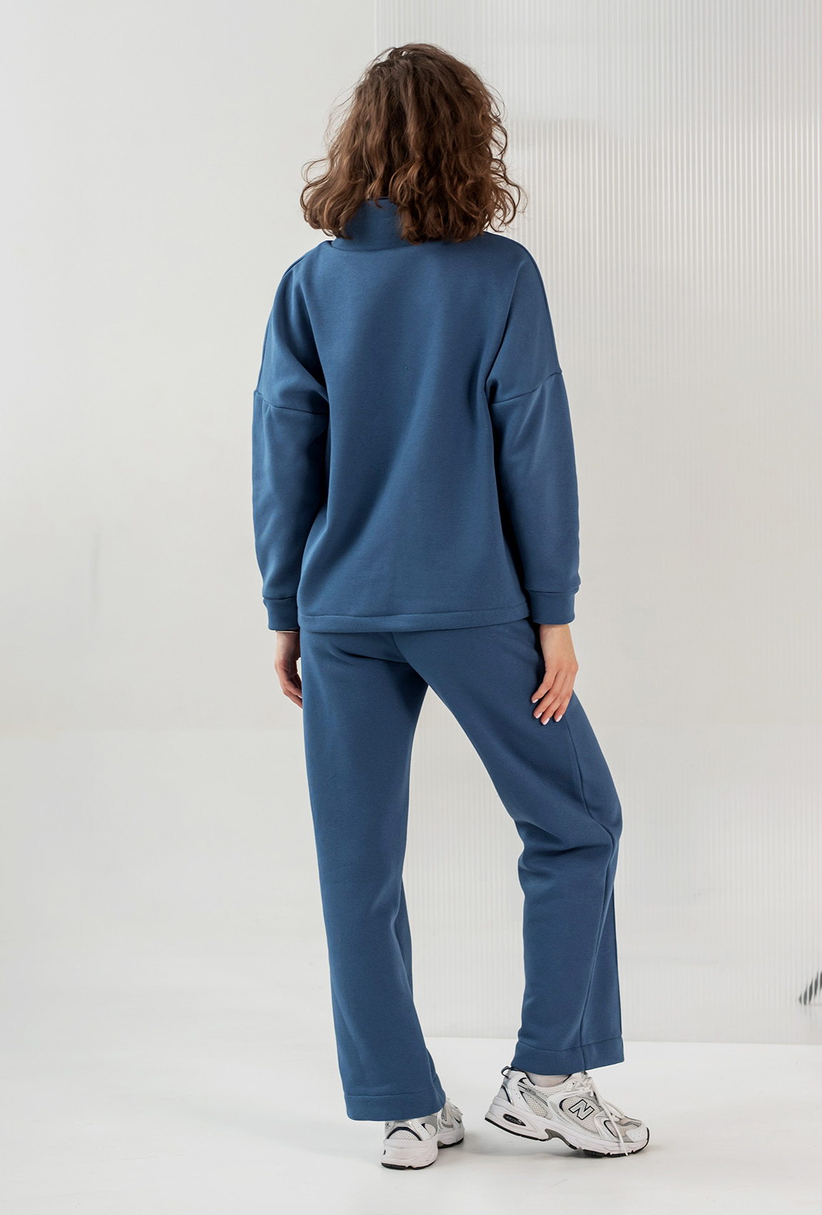 Костюм футер с молнией джинс —  935452. Maritel. Изображенние 2